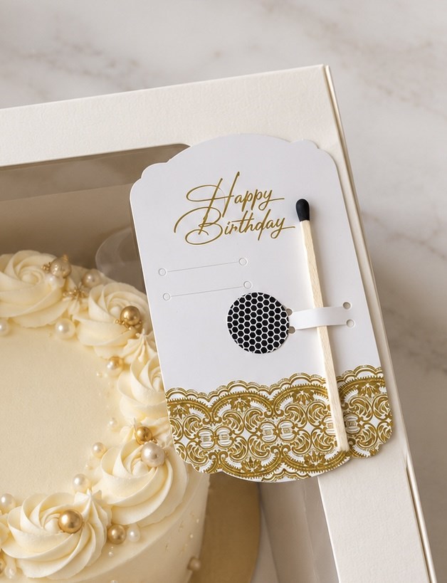 EGE CONCEPT LİFE-Kibritli Sunum Kağıdı Happy Birthday