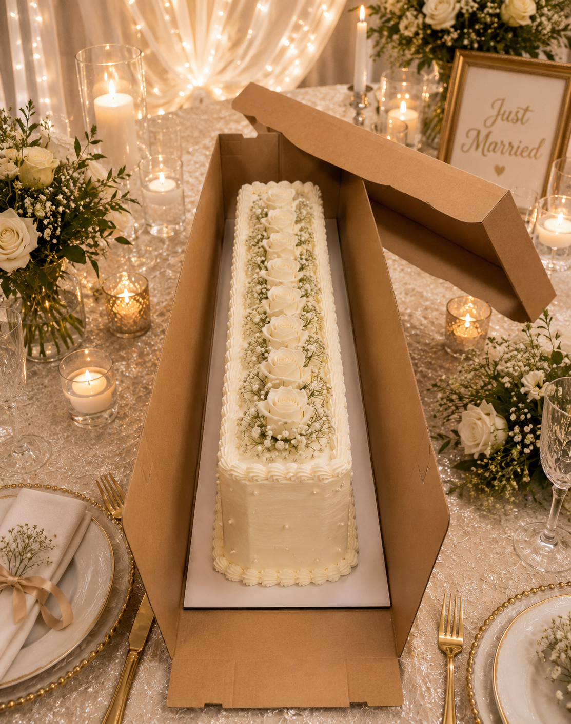 EGE CONCEPT LİFE-LONG CAKE KUTUSU 64x25x20 ASETAT PENCERELİ KRAFT 