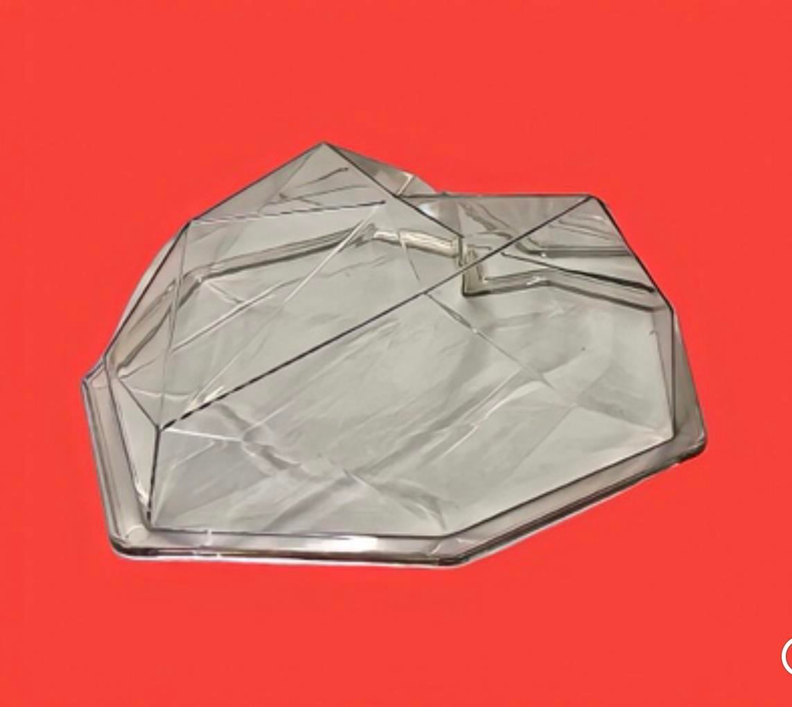 Polikarbon almaz ürək qəlibi pinyata qəlibi 20x19x6,5 sm