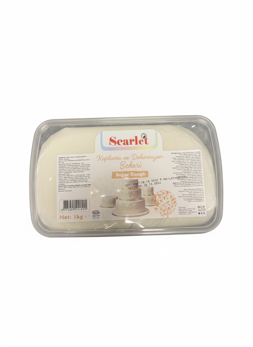 Şeker hamuru BEYAZ 1 KG 