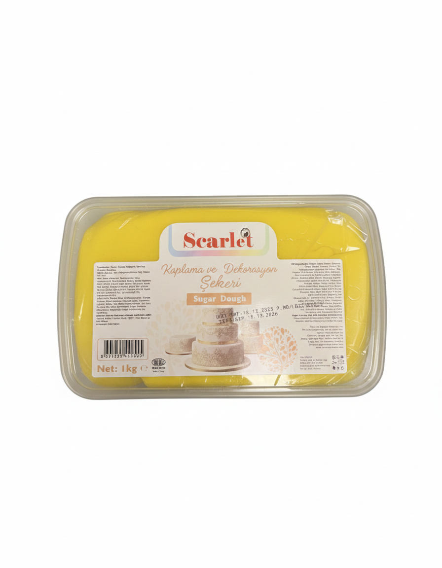 Şeker hamuru SARI 1 KG 