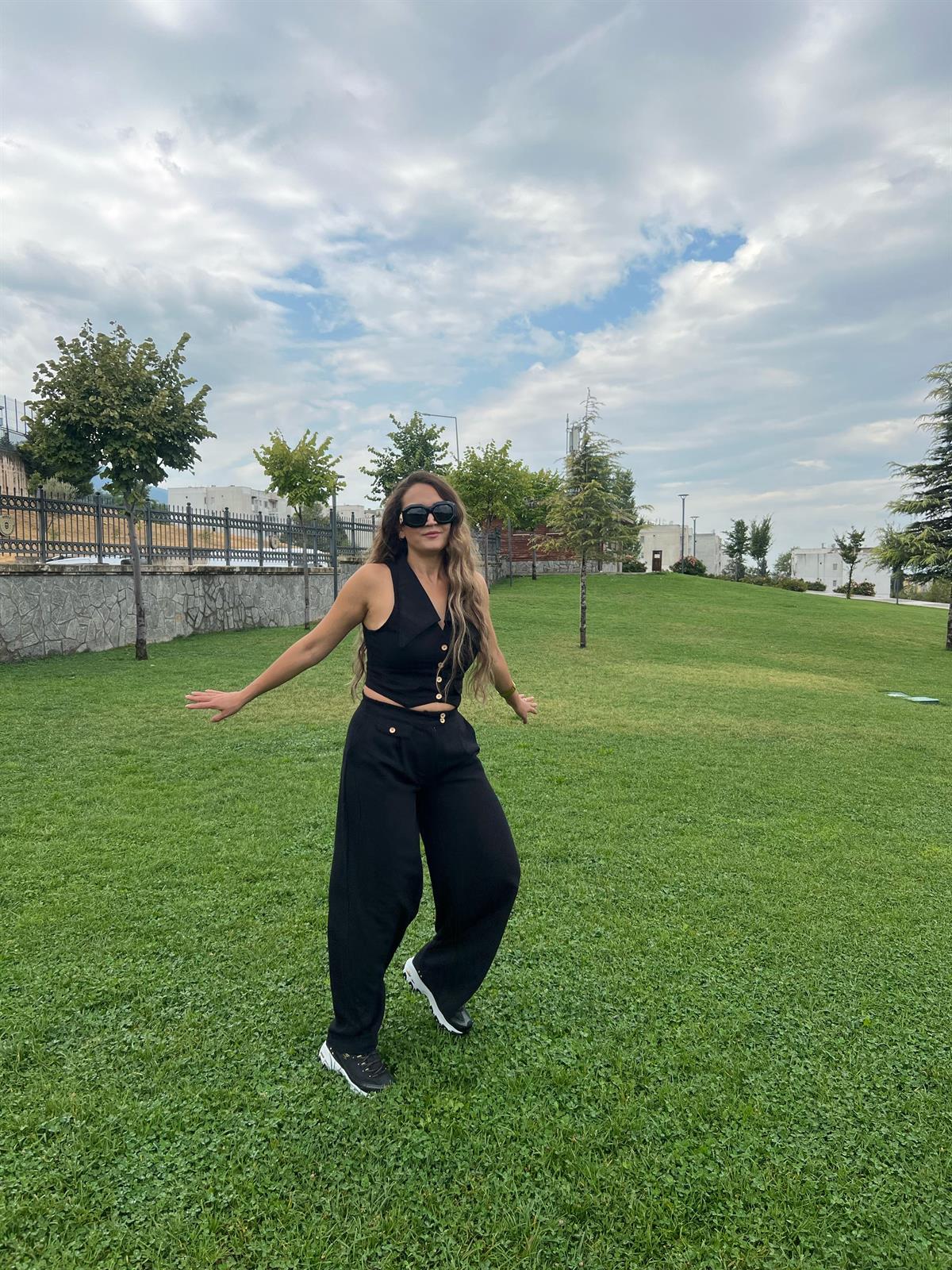 KETEN YELEKLİ TAKIM