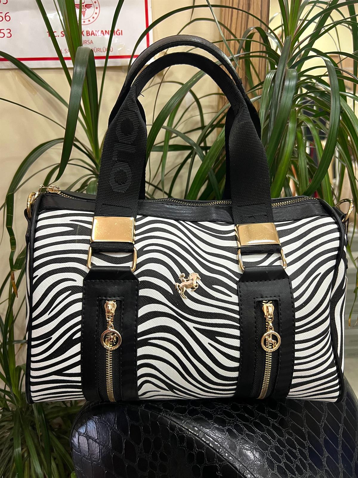 ZEBRA DESEN POLO ÇANTA