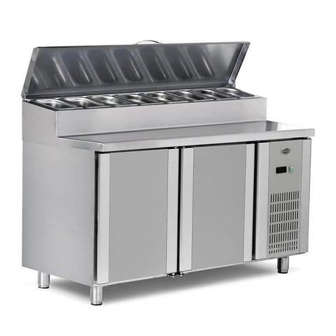 Empero Pizza Hazırlık Dolabı 2 Kapılı 150x70x85 cm EMP.150.70.01-PS