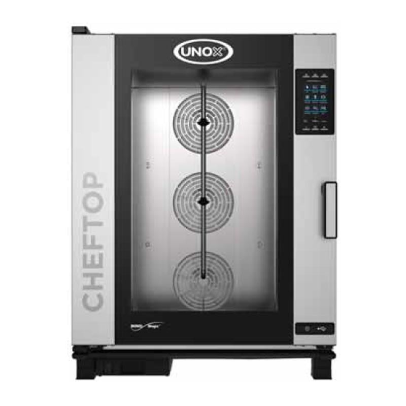 Unox Cheftop Plus Combi Gazlı Fırın, 10 GN 2/1 Kapasiteli, XEVC-1021-GPRM