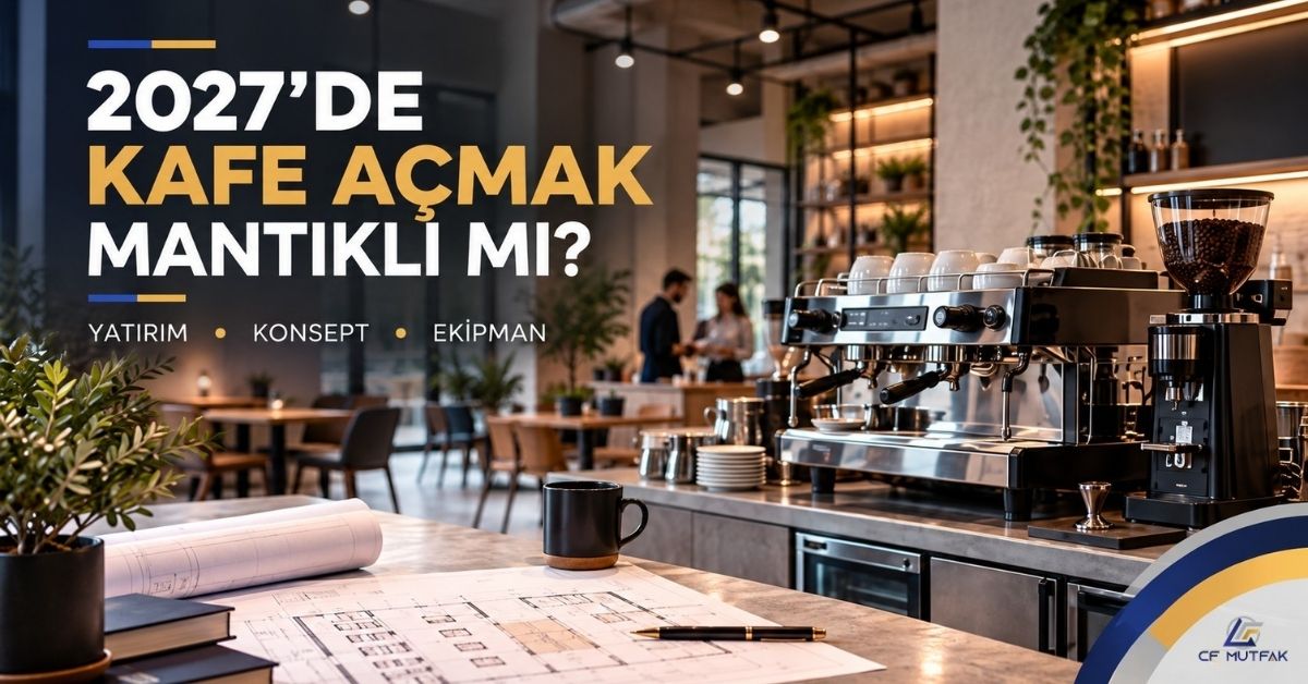 2027'de kafe açmak mantıklı mı,kafe yatırımı,profesyonel kafe ekipmanları,CF Mutfak