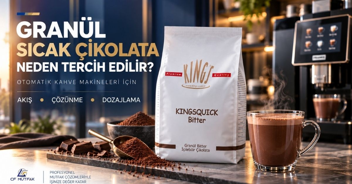 KingsQuick granül sıcak çikolata,otomatik kahve makineleri için sıcak çikolata,profesyonel sıcak çikolata,granül sıcak çikolata