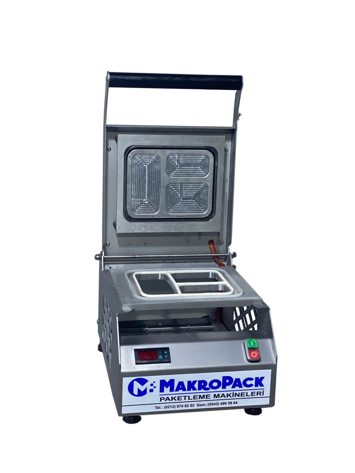 Makropack Tabak Kapatma Makinesi,3 Gözlü, Manuel  MP-350
