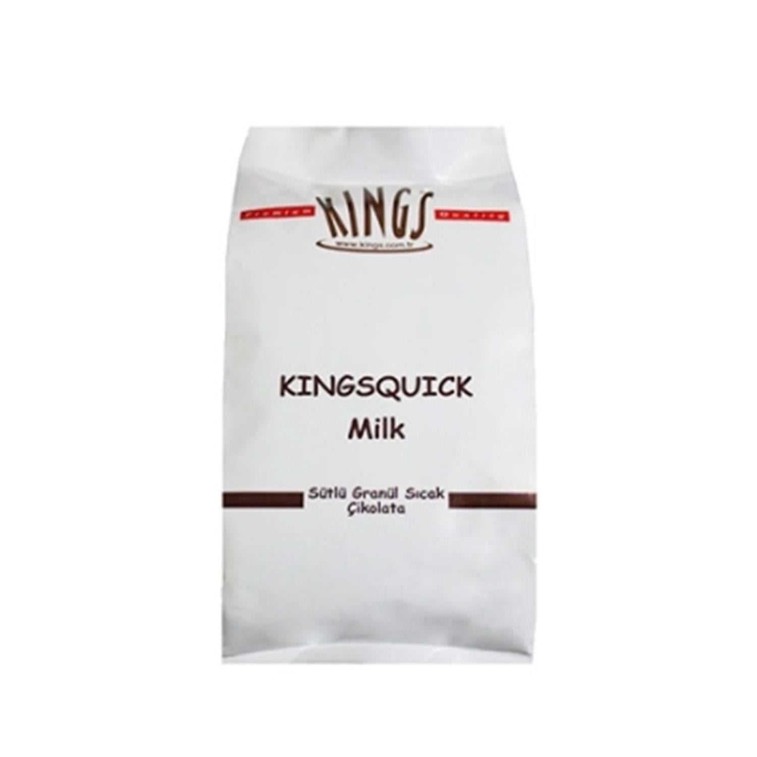 KingsQuick Granül Sıcak Çikolata Milk 15 Kg | Profesyonel İçecek Tozu