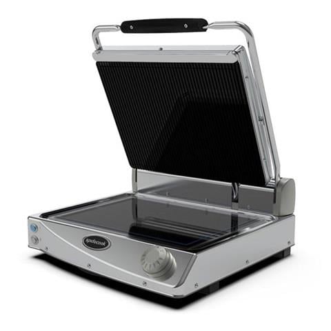 Hızlı Tost Makinesi ve Izgara, Seramik Cam Düz Yüzey, Spidocook  SP 015 P SpidoGlass Elektrikli