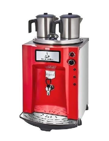 Remta DE11SP Premium Jumbo Şamandıralı Çay Makinesi, 2 Demlikli, 23 L