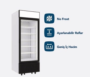 Şenocak Tek Kapılı Dikey Derin Dondurucu VF 700 No-Frost