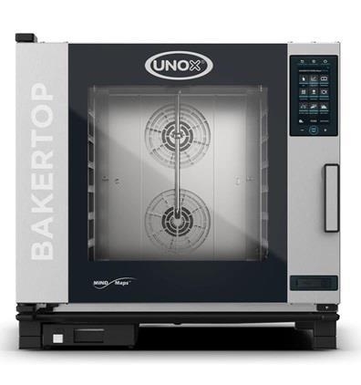 Unox 6 Tepsili Bakertop Plus Combi Elektrikli Patisseri  Dijital Fırın 40x60 Cm Gazlı XEBC-06EU-GPRM