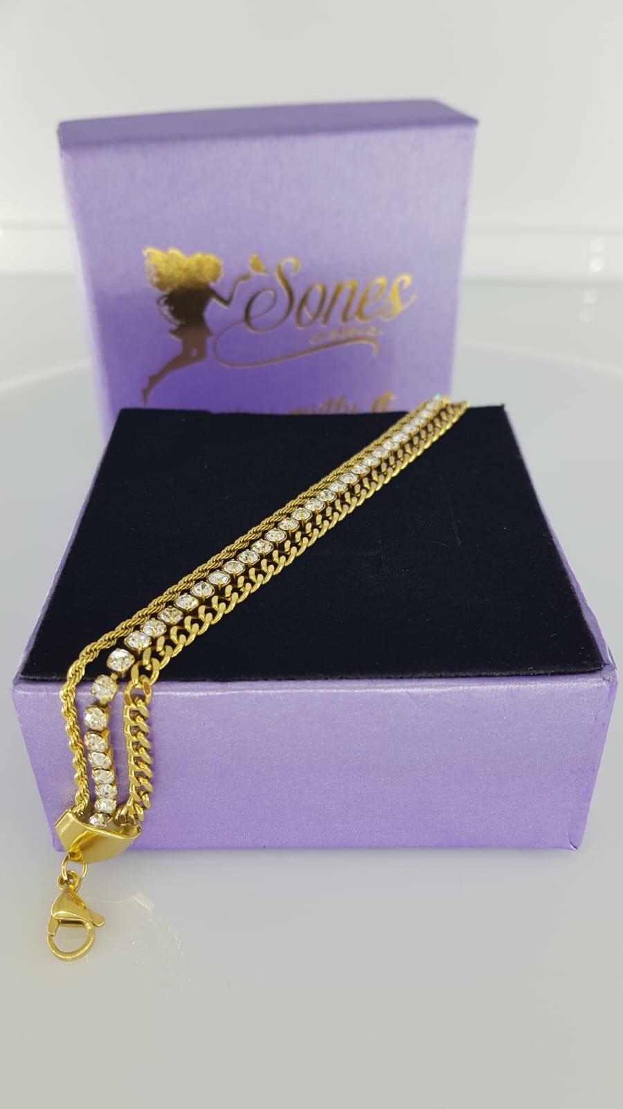 3'lü Çelik Bileklik Sns4034313'lü Çelik Bileklik Sns403431