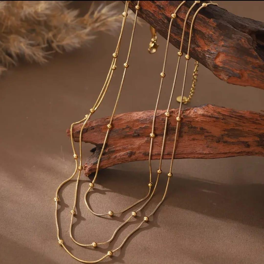 Dorika 3'lü Çelik Kolye Sns200233Dorika 3'lü Çelik Kolye Sns200233