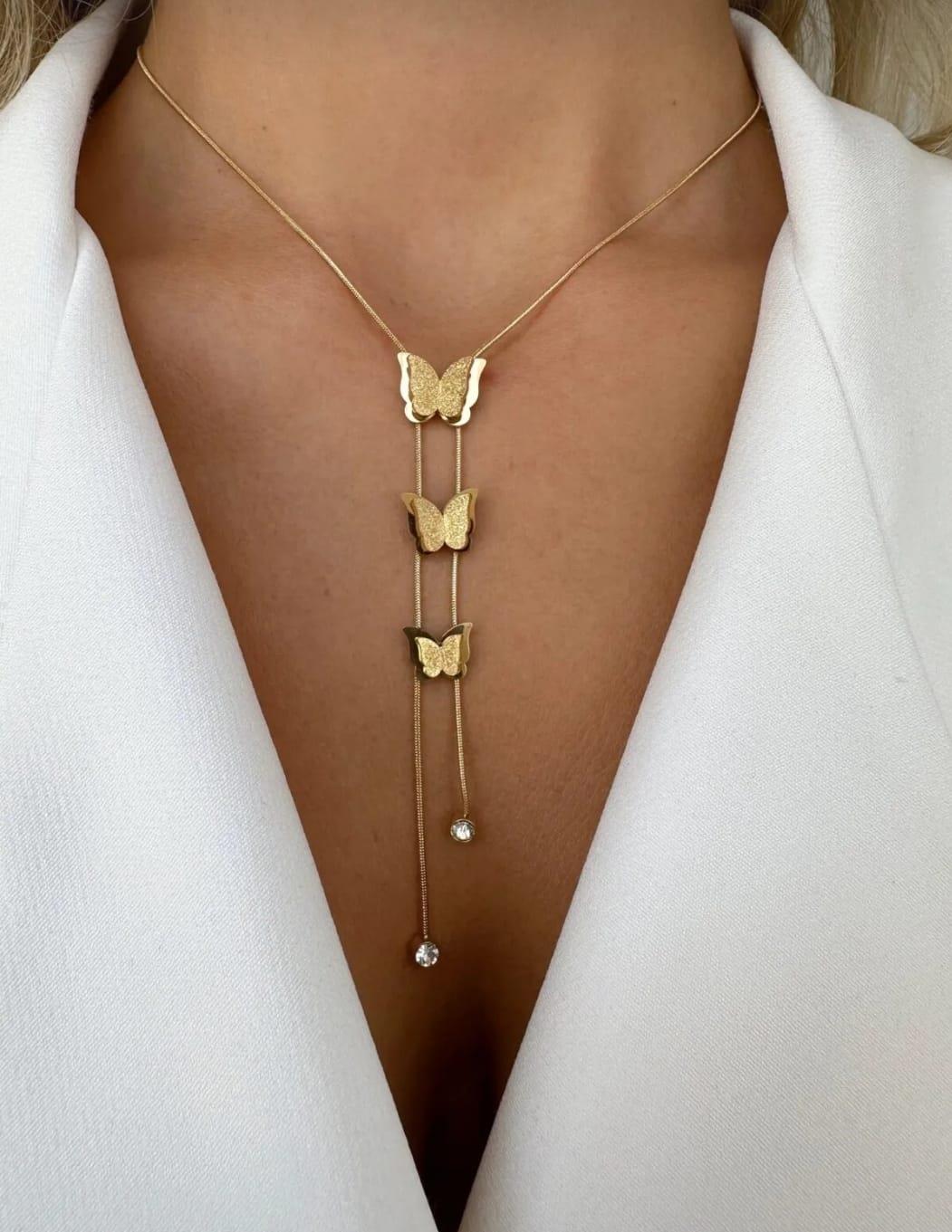 Kuyumcu Model Kelebek Kolye – Kararmaz 316L Gold Zincir | Sns20163Kuyumcu Model Kelebek Kolye – Kararmaz 316L Gold Zincir