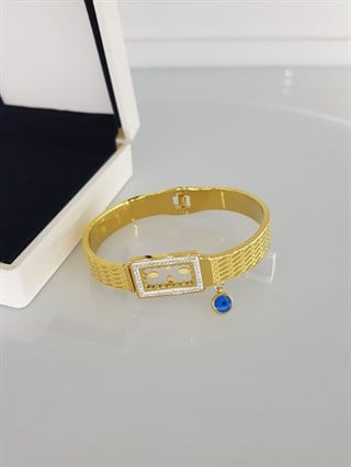 Gram Altın Gold Kadın Çelik KelepçeGram Altın Gold Kadın Çelik Kelepçe  Zarif ve Modern Tasarım