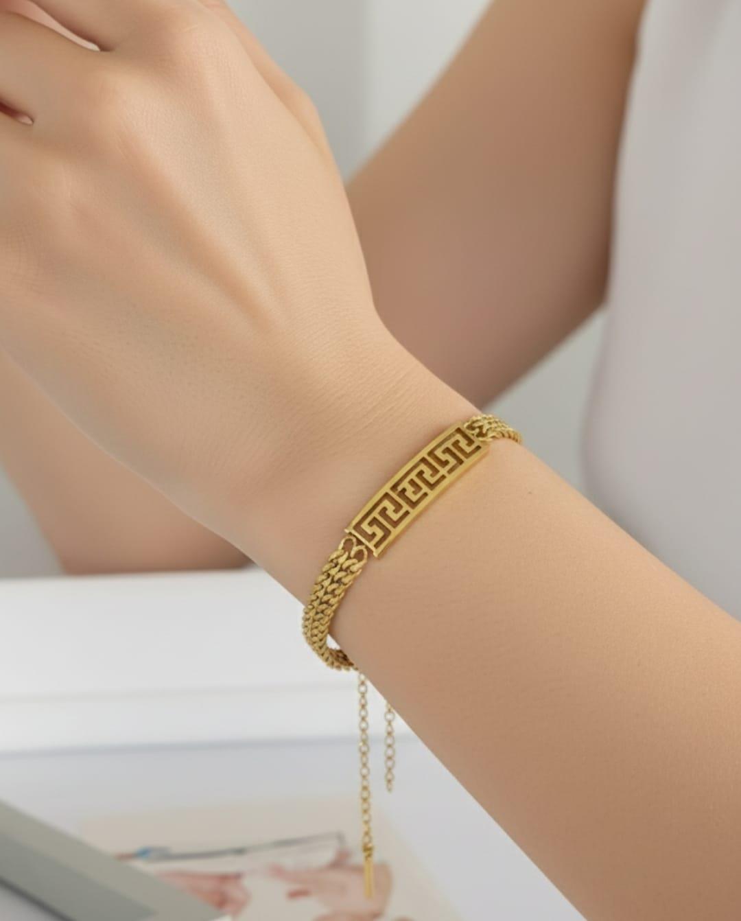 Sns400366Versace Model Çelik Bileklik