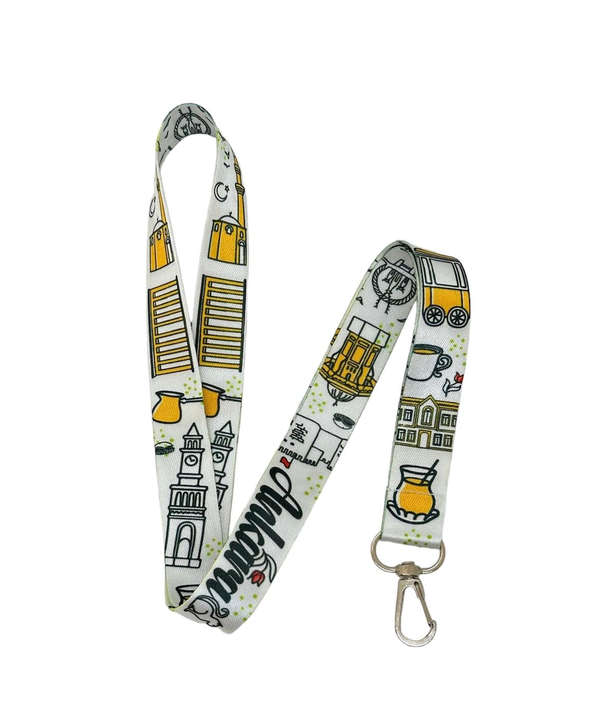 Ankara Şehir Figürleri Konsept Görseller Temalı Boyun İpi Kart Askısı