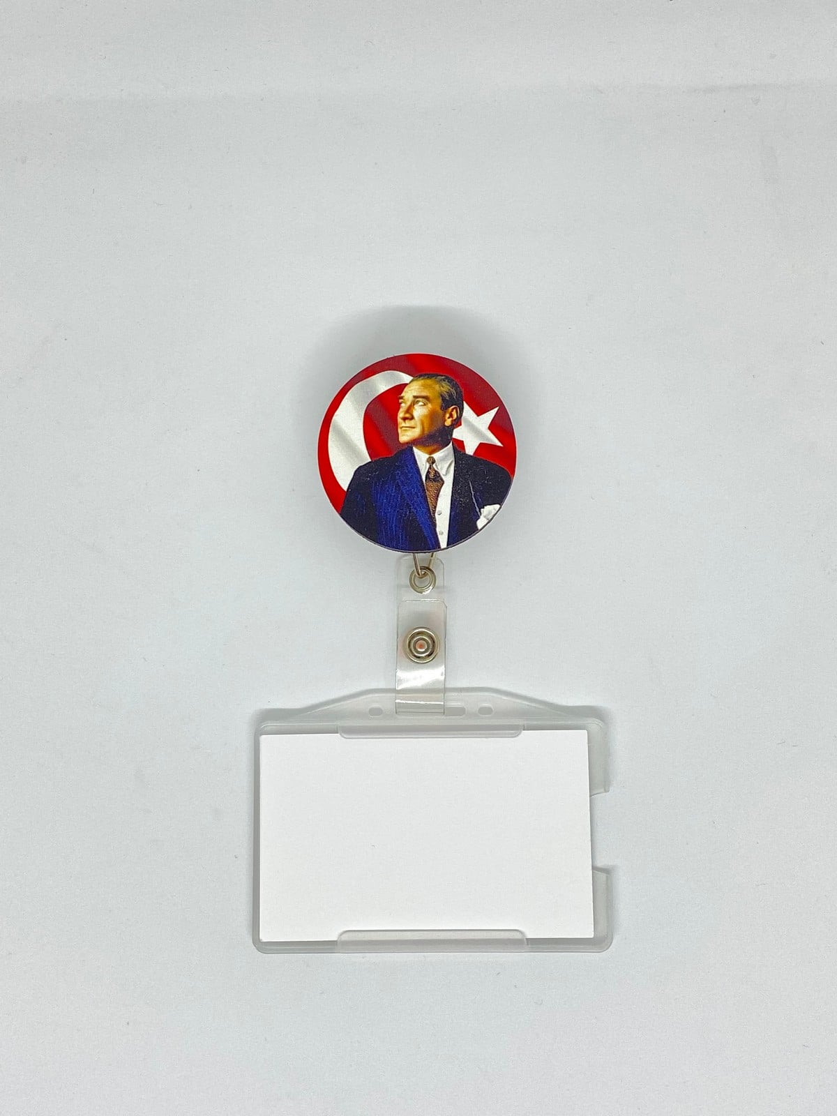 Atatürk 2 Temalı Yoyo Kartlık Yoyo Yaka Kartlığı