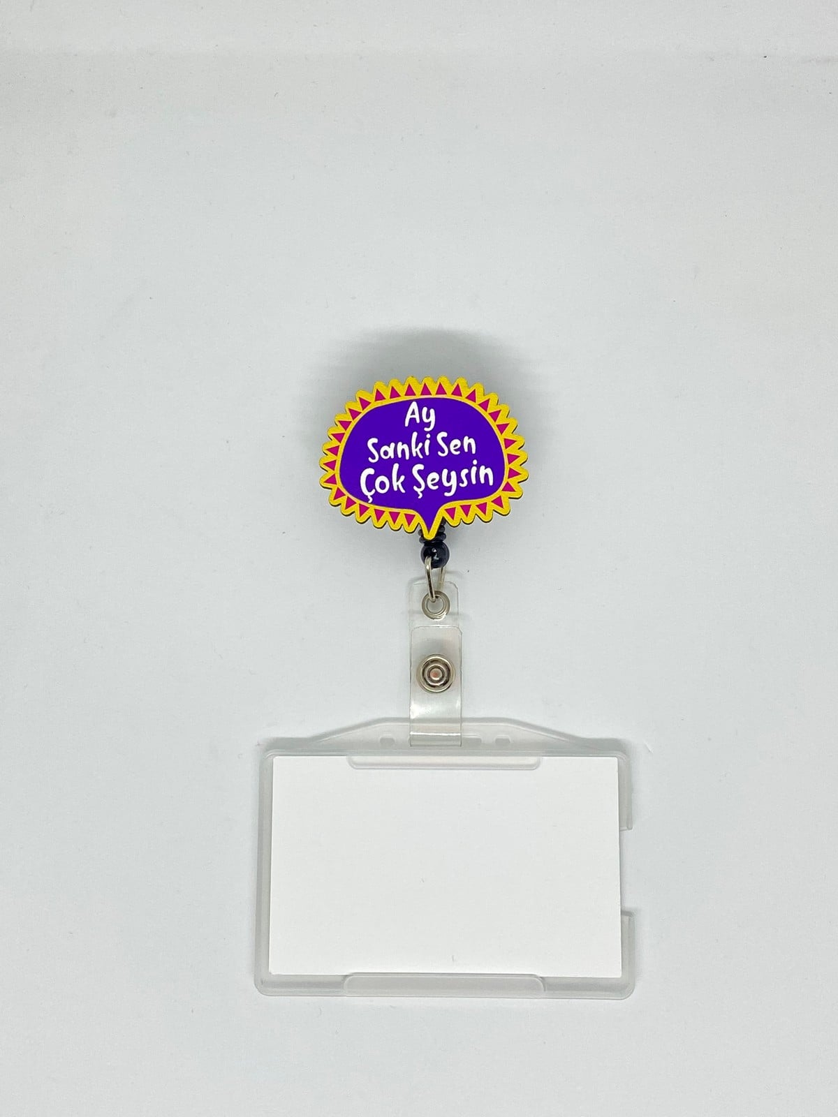 Ay Sanki Sen Çok Şeysin Temalı Yoyo Kartlık Yoyo Yaka Kartlığı