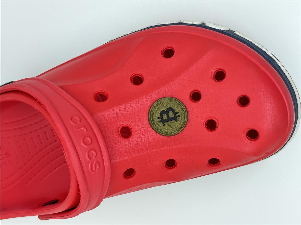 Bitcoin Temalı Jibbitz Crocs Terlik Süsü