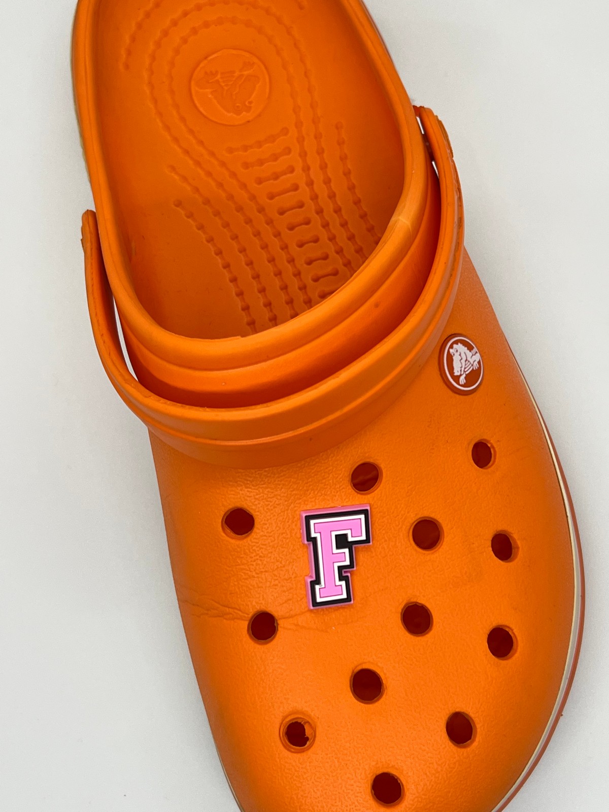 F Harfi Temalı Temalı Jibbitz Crocs Terlik Süsü