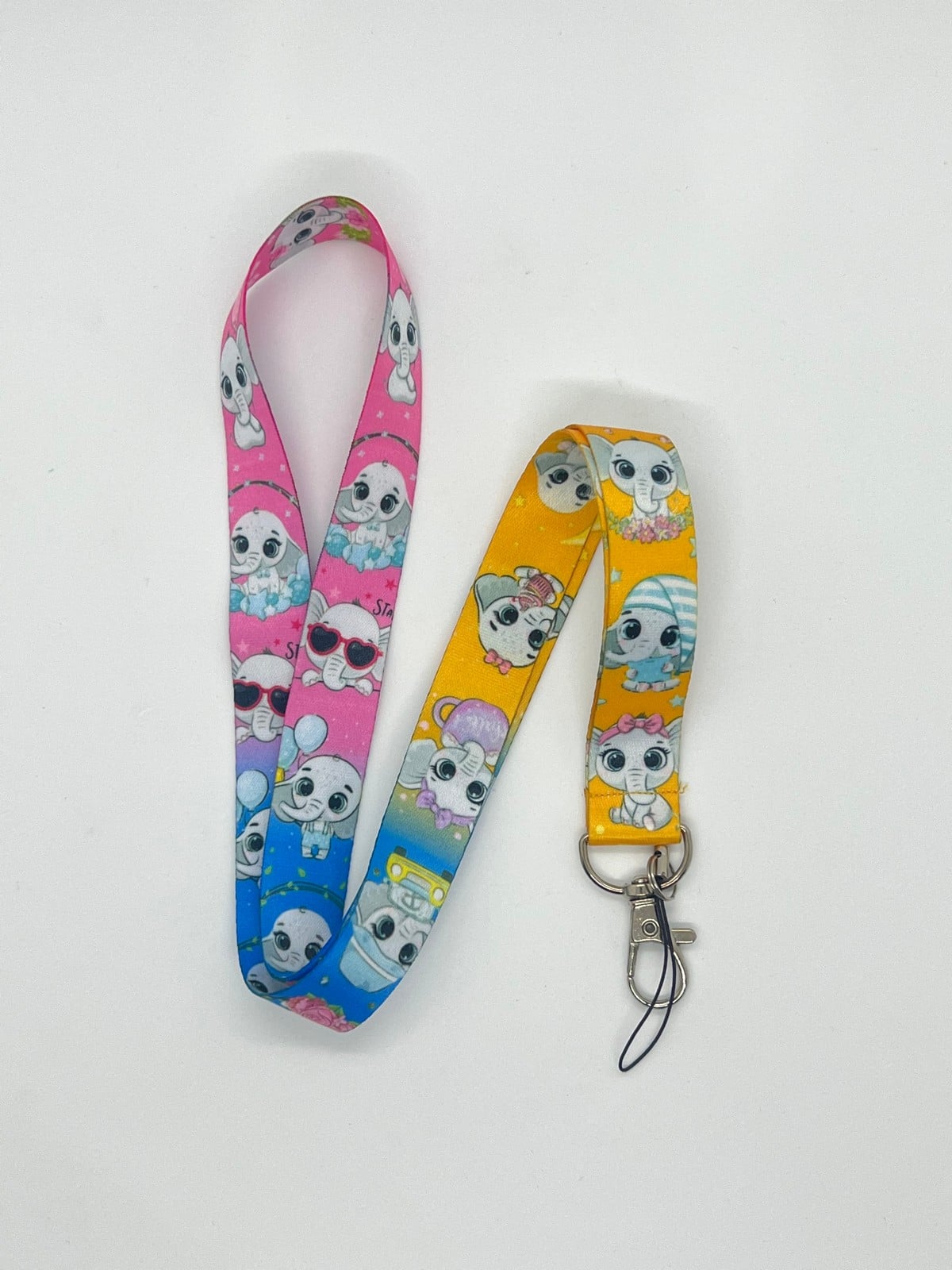 Fil Temalı Boyun İpi Kart Askısı 