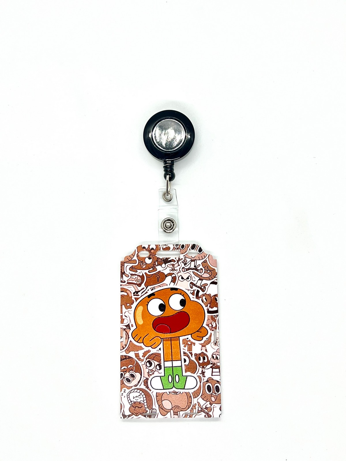 Gumball Darwin Temalı Dikey Kart Kabı Kart Koruyucu 
