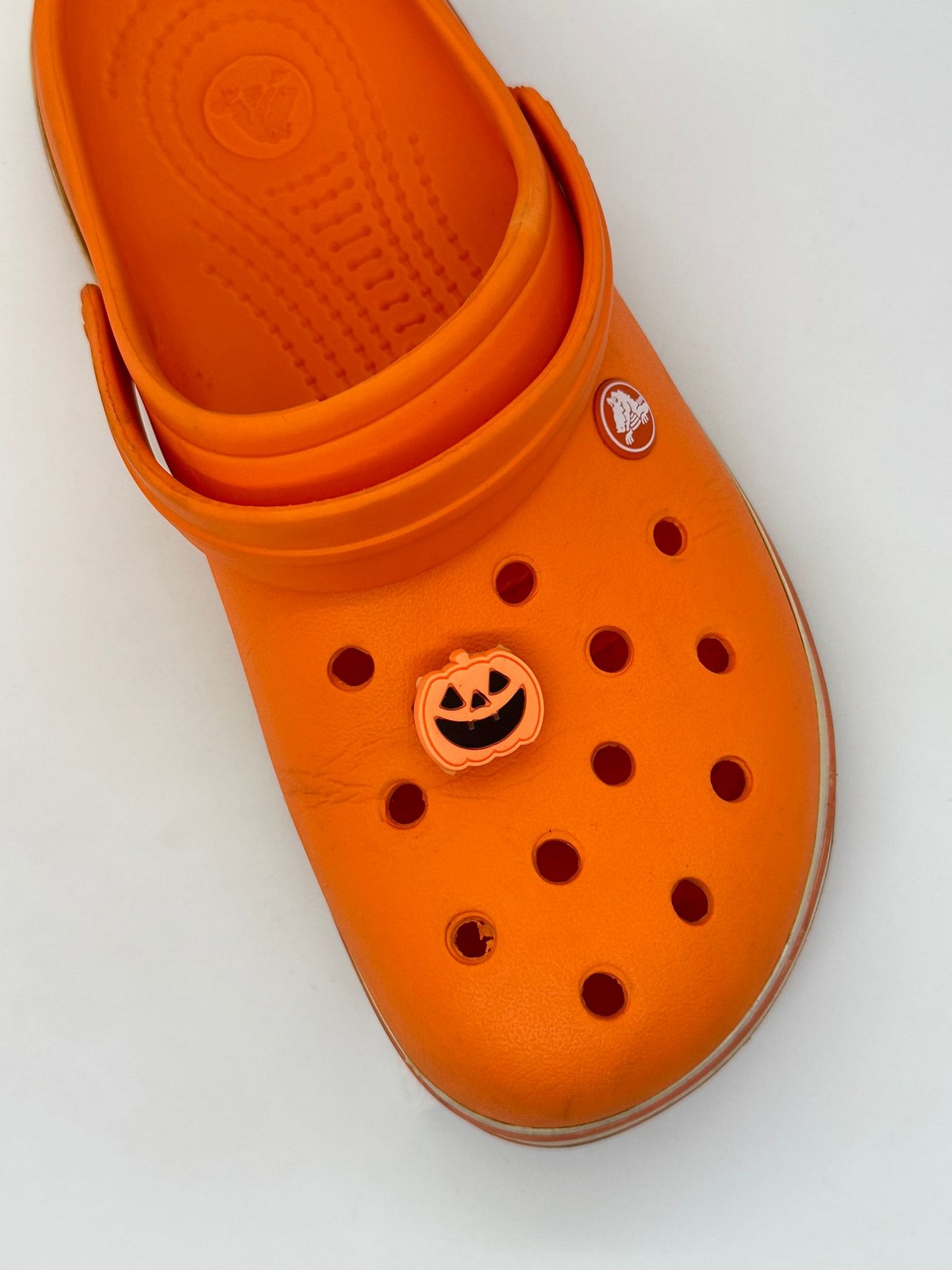 Halloween Bal Kabağı Temalı Işıklı Jibbitz Crocs Terlik Süsü