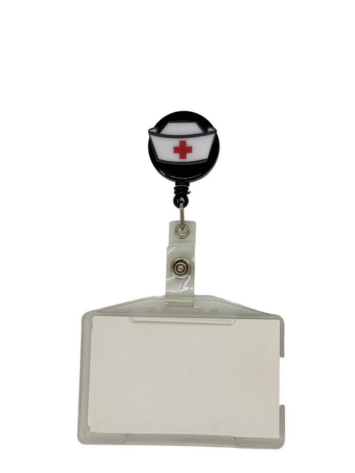 Hemşire Kep Temalı Pleksi Baskılı Yoyo Kartlık Yoyo Yaka Kartlığı