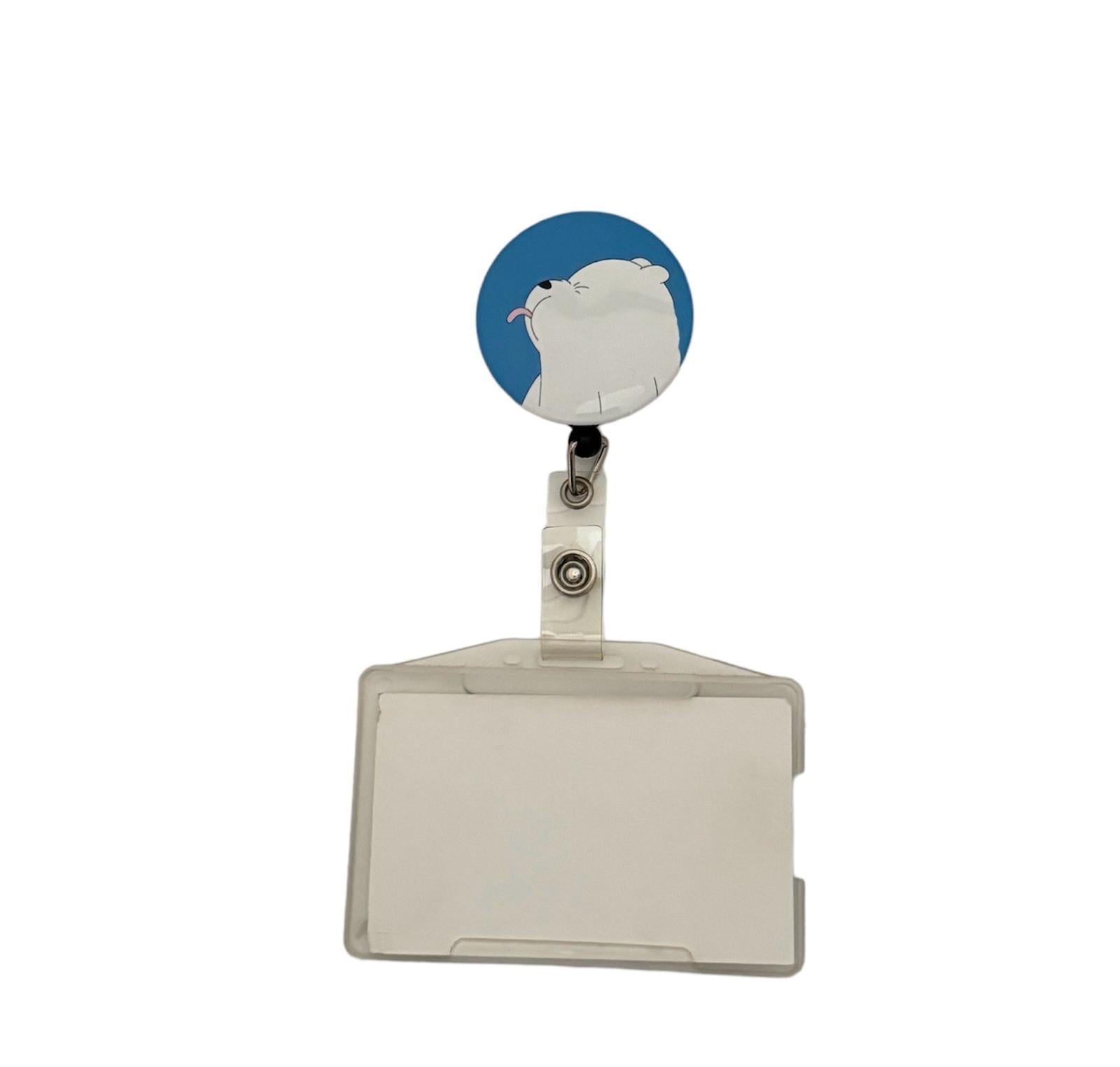 Kafadar Ayılar 2 Ice Bear Temalı Metal Yoyo Kartlık Yoyo Yaka Kartlığı