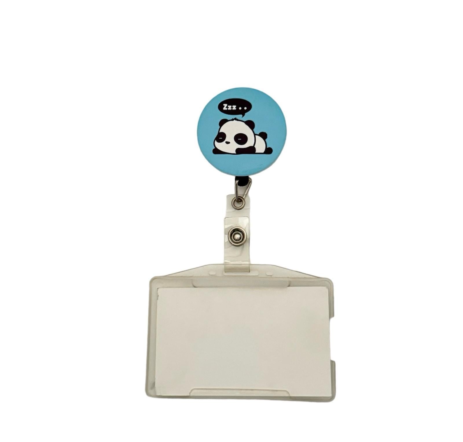 Kafadar Ayılar 3 Panda Temalı Metal Yoyo Kartlık Yoyo Yaka Kartlığı