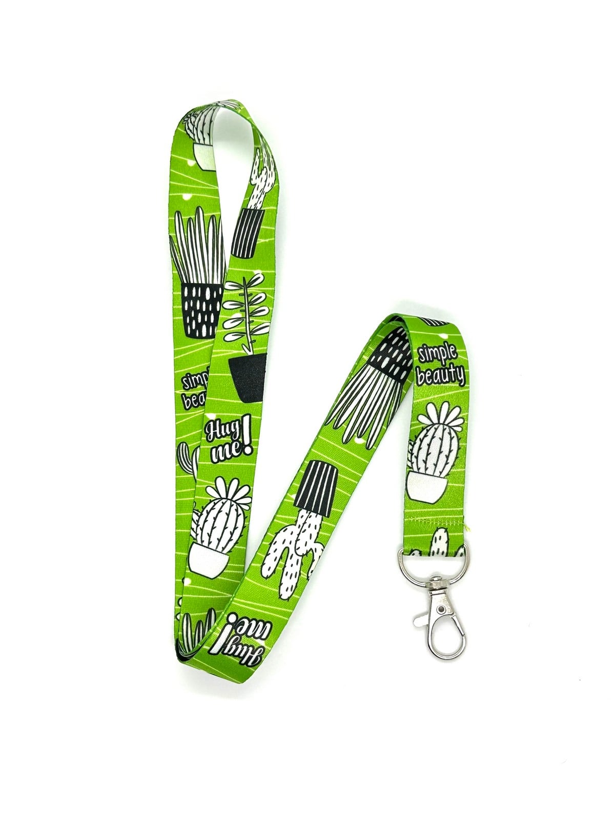 Kaktüs 3 Temalı Boyun İpi Kart Askısı