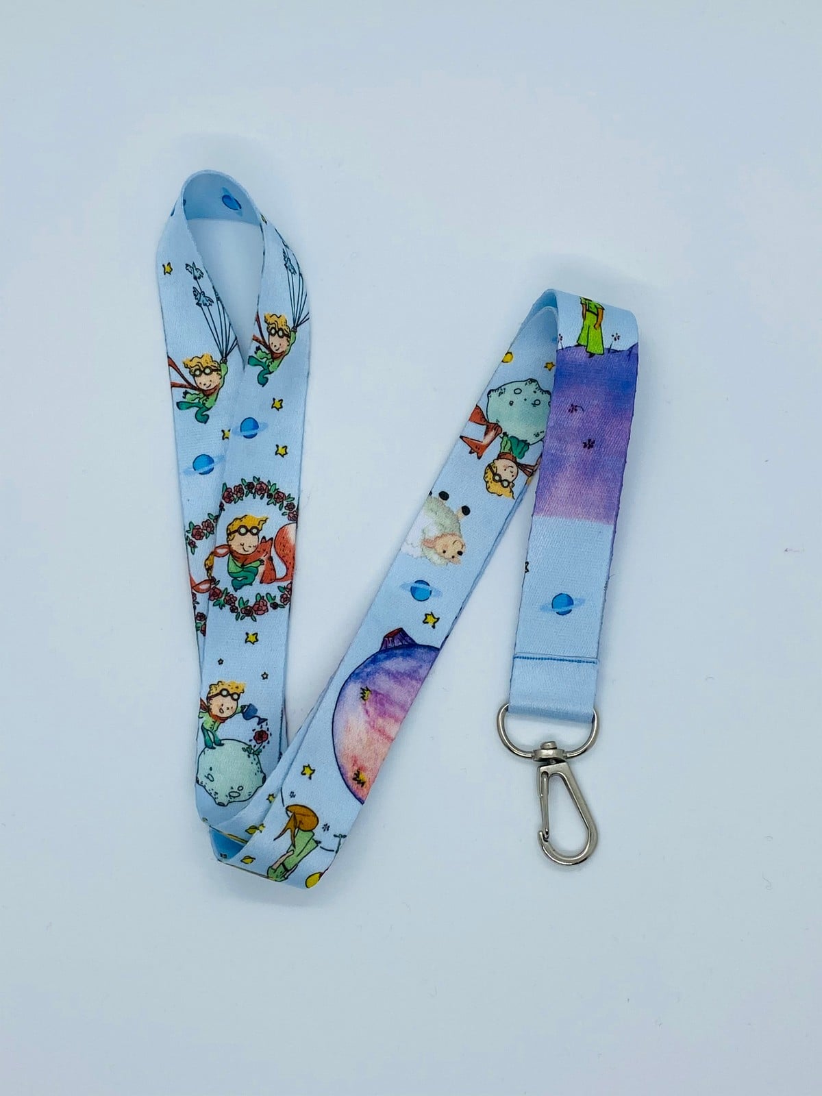 Küçük Prens Temalı Boyun İpi Kart Askısı