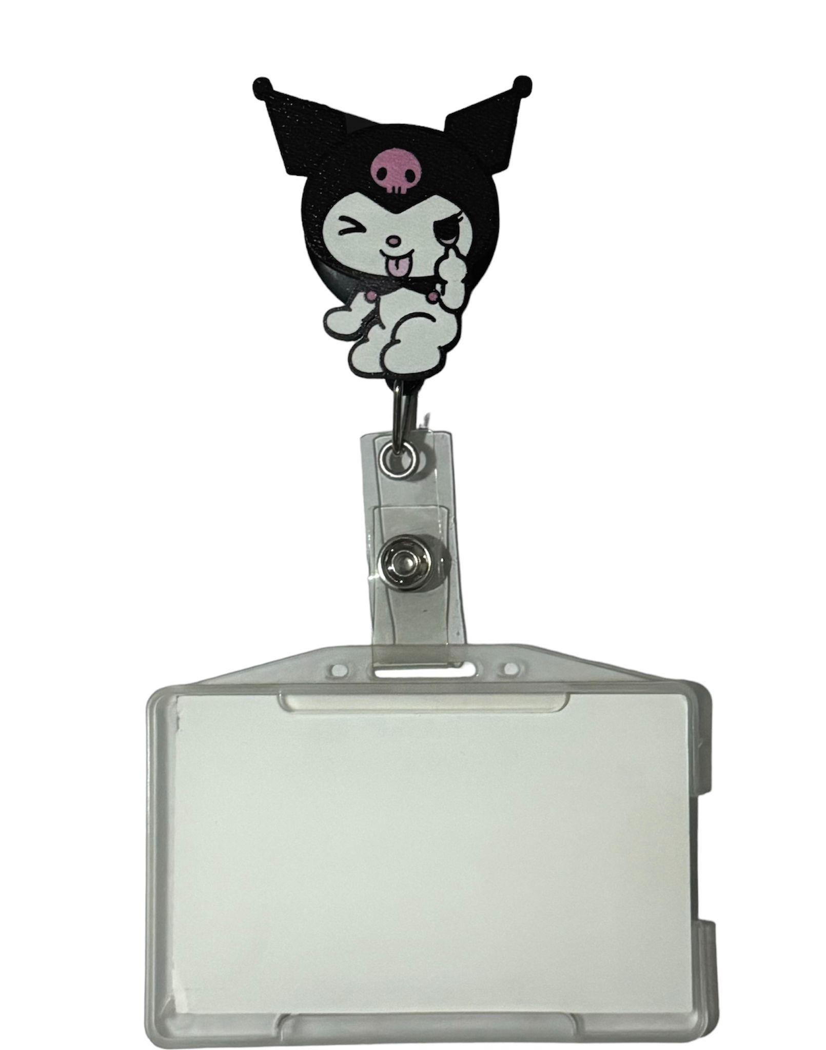 Kuromi Temalı Yoyo Kartlık Yoyo Yaka Kartlığı