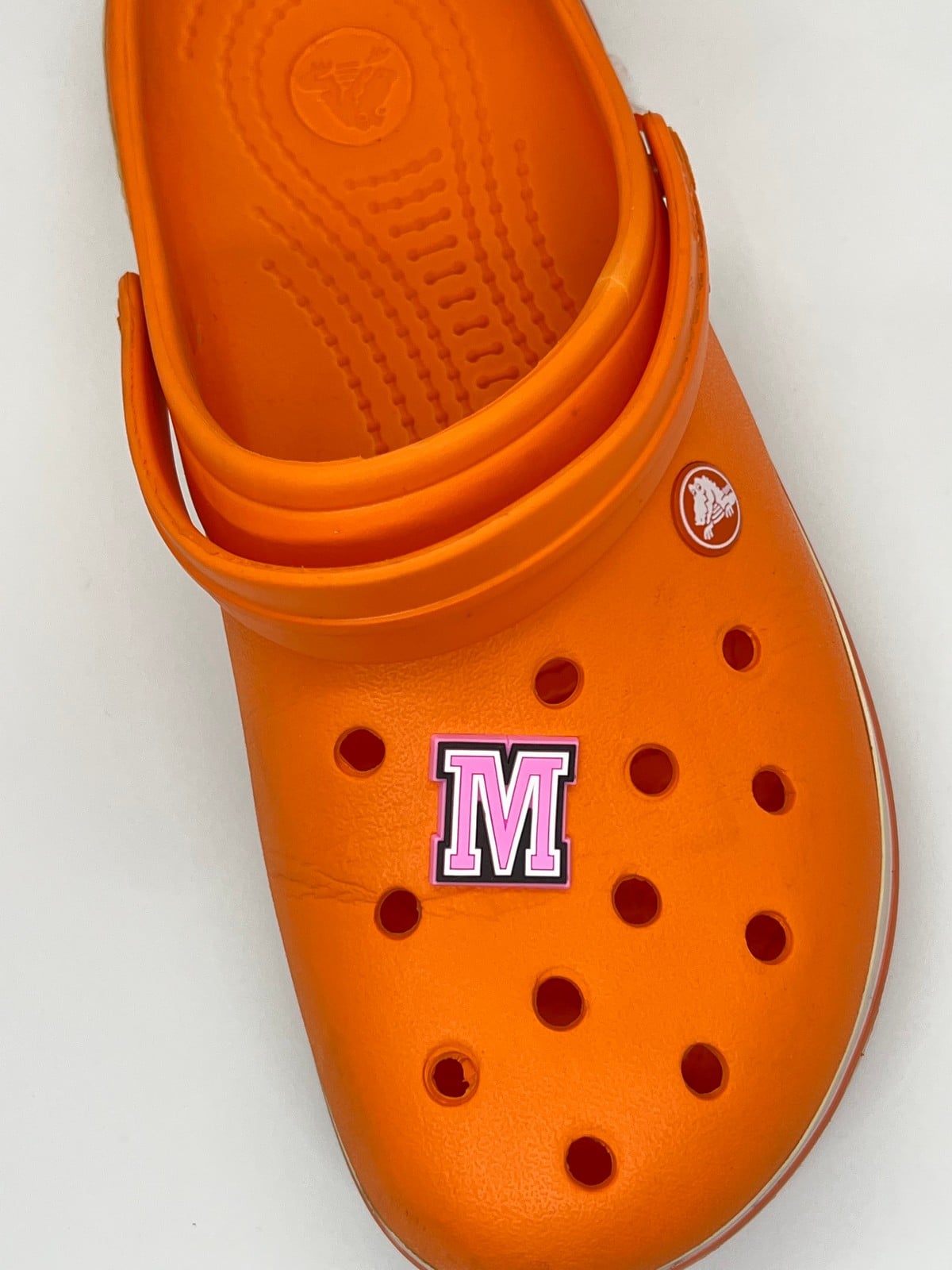 M Harfi Temalı Temalı Jibbitz Crocs Terlik Süsü