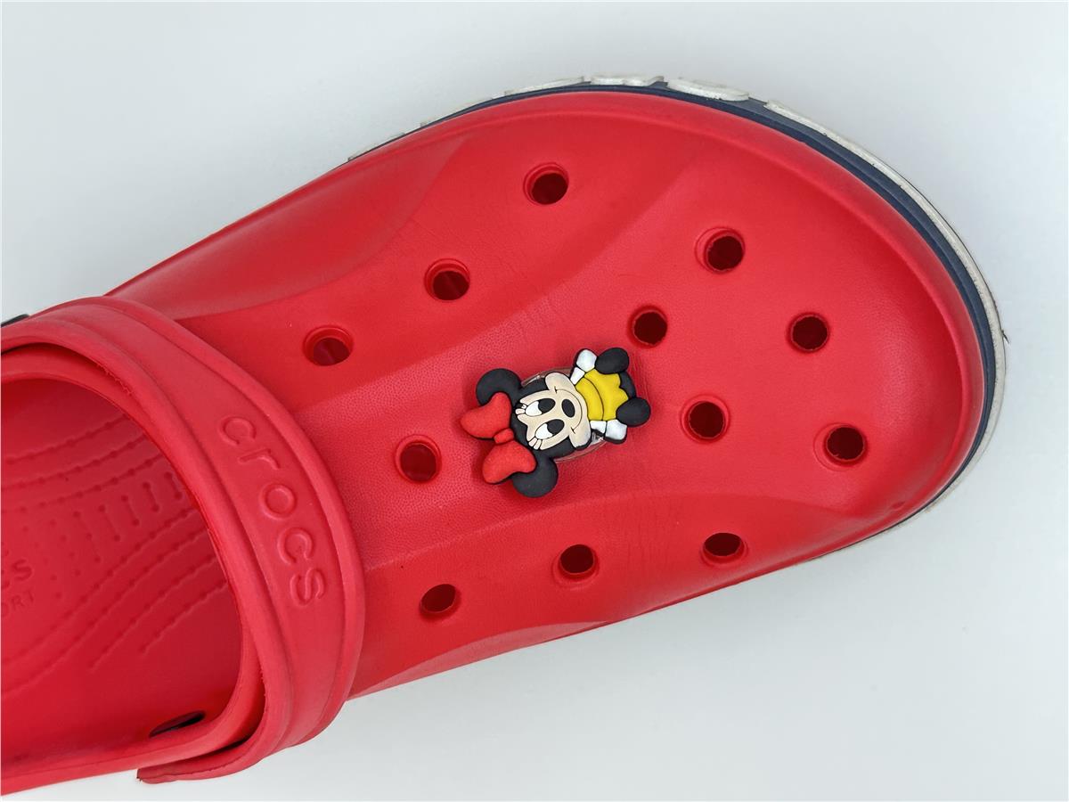 Minnie Mouse 3 Temalı Işıklı Jibbitz Crocs Terlik Süsü