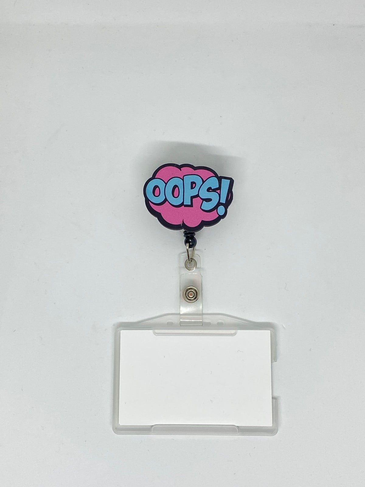 Oops Temalı Yoyo Kartlık Yoyo Yaka Kartlığı