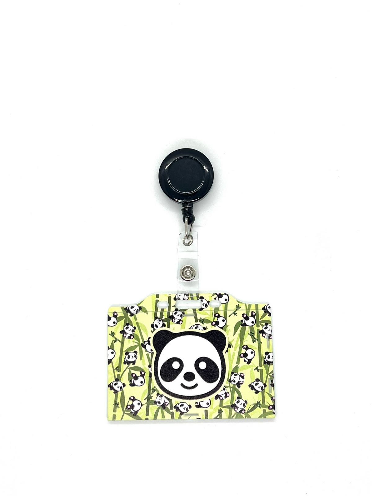 Panda Temalı Yatay Kart Kabı Kart Koruyucu 