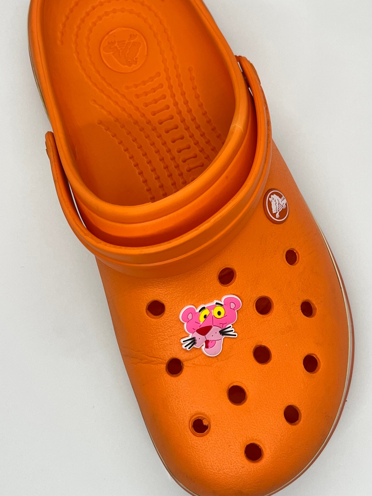 Pembe Panter Temalı Temalı Jibbitz Crocs Terlik Süsü 