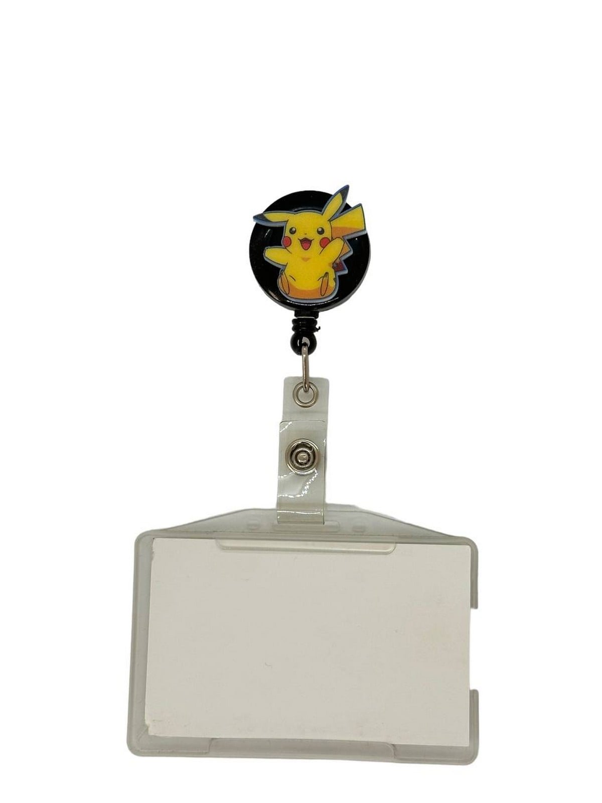 Pokemon Pikachu Temalı Pleksi Baskılı Yoyo Kartlık Yoyo Yaka Kartlığı