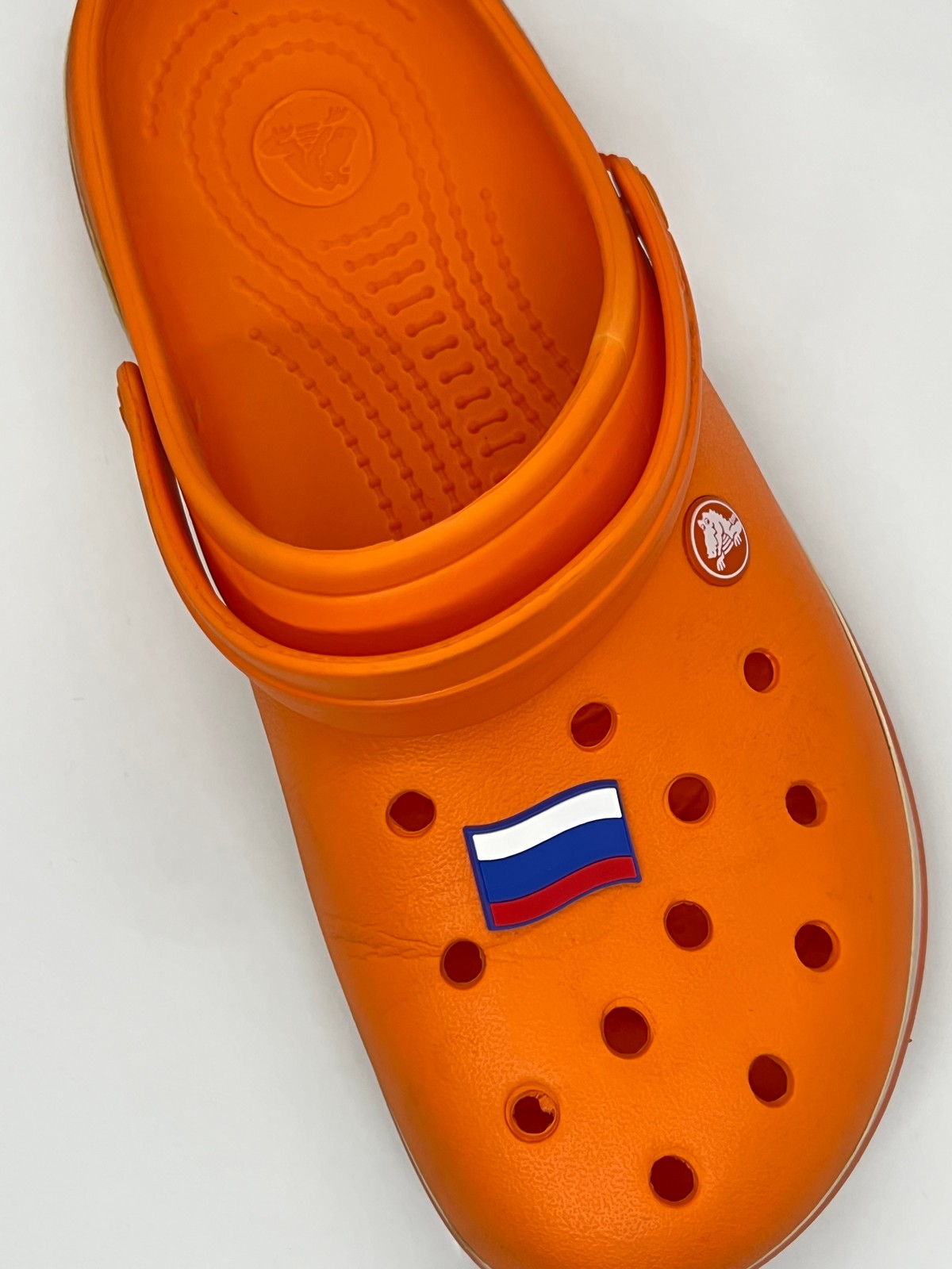 Rusya Bayrak Temalı Temalı Jibbitz Crocs Terlik Süsü 