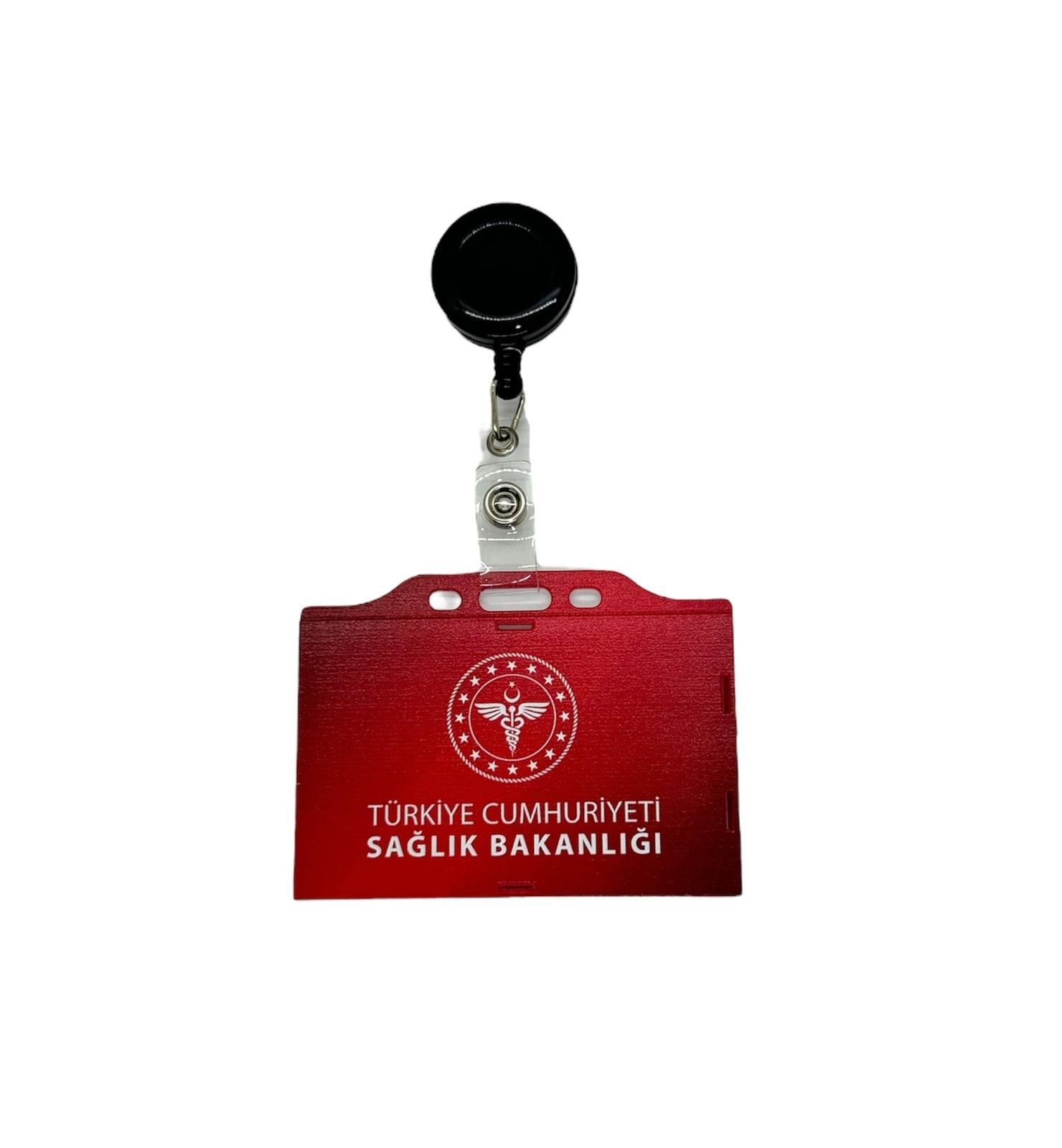 Sağlık Bakanlığı Temalı Yatay Kart Kabı Kart Koruyucu