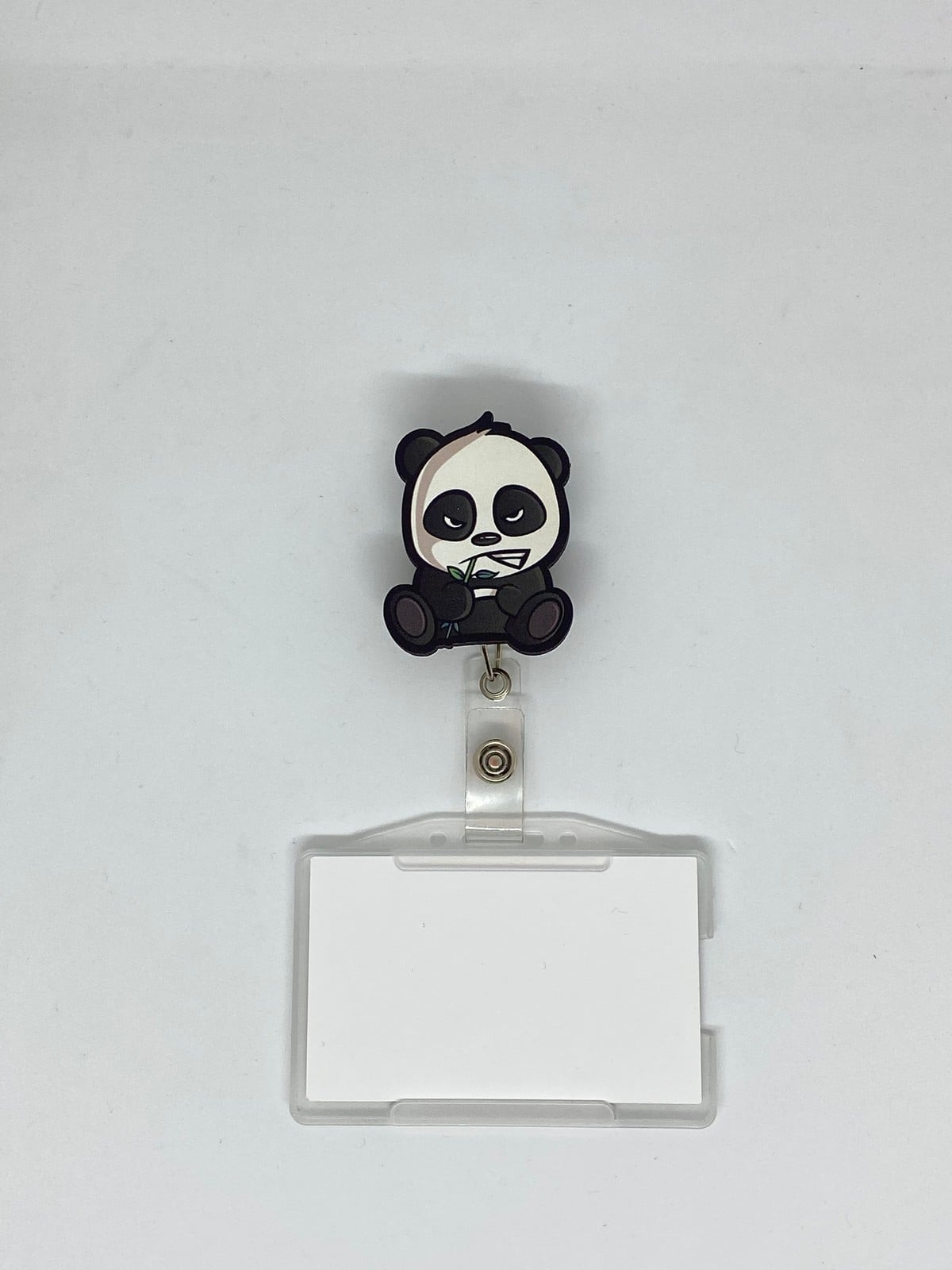 Sinirli Panda Temalı Yoyo Kartlık Yoyo Yaka Kartlığı