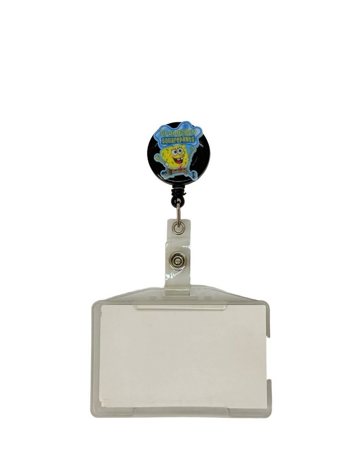 Sünger Bob Temalı Pleksi Baskılı Yoyo Kartlık Yoyo Yaka Kartlığı