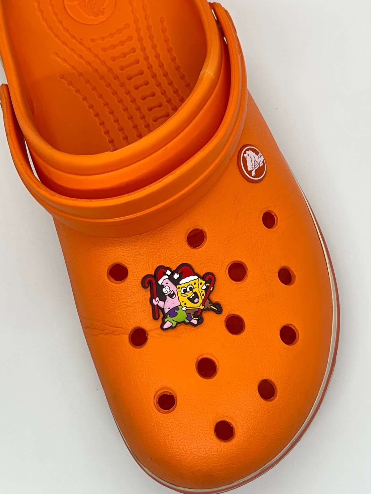 Sünger Bob ve Patrick Yılbaşı Temalı Temalı Jibbitz Crocs Terlik Süsü 