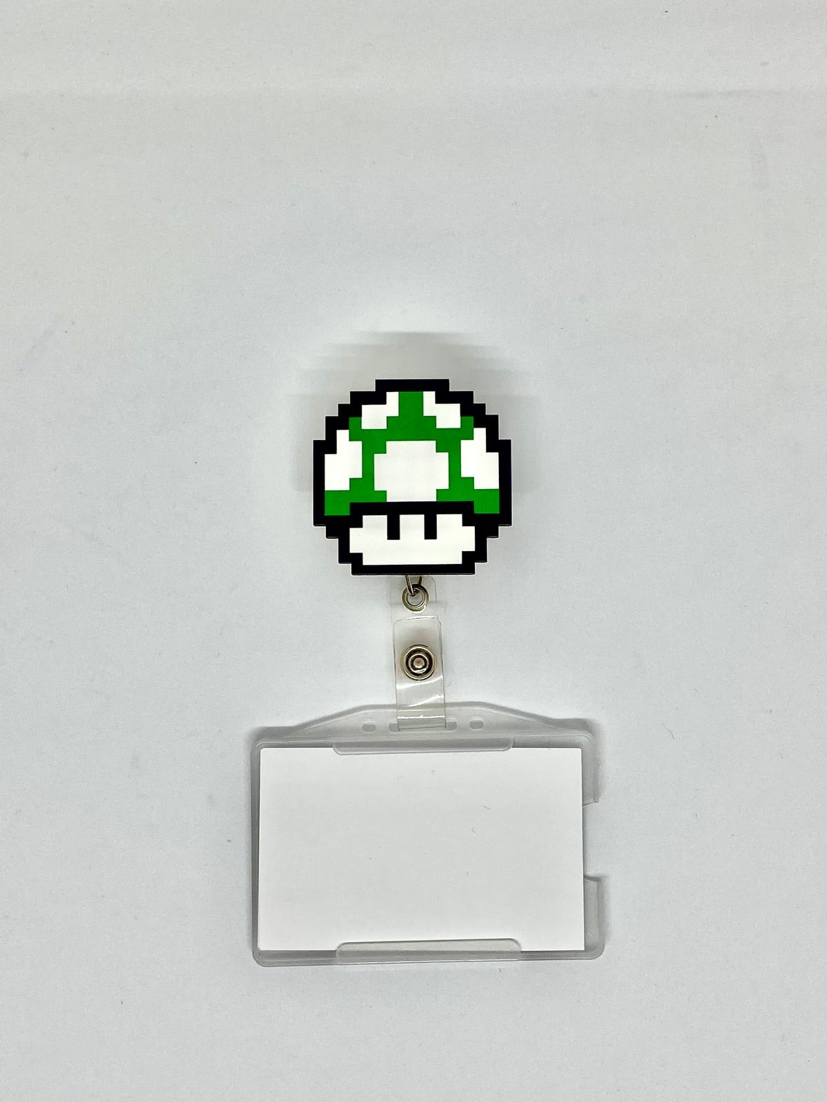 Süper Mario Yeşil Mantar Temalı Yoyo Kartlık Yoyo Yaka Kartlığı