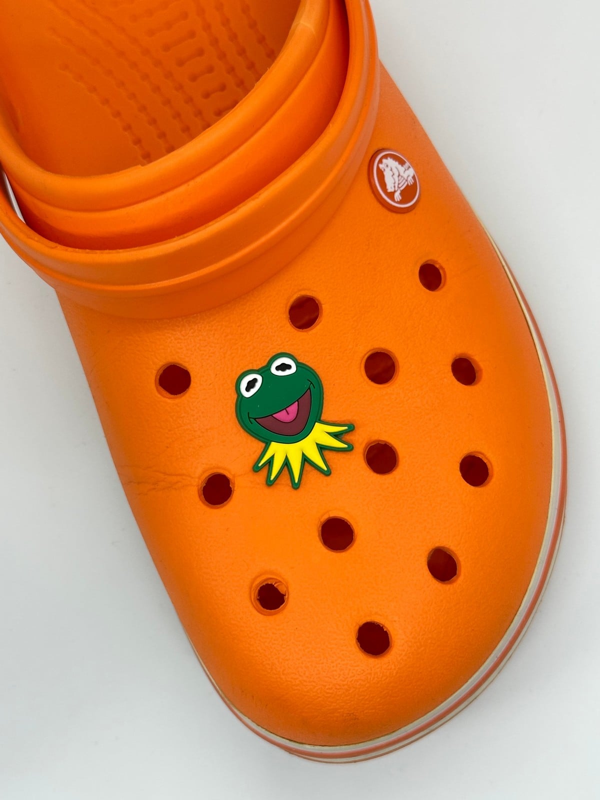 Susam Sokağı Kurbağa Kermit Temalı Temalı Jibbitz Crocs Terlik Süsü 