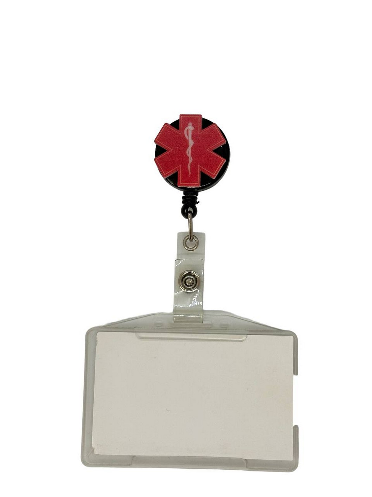 Tıp Sembolü Temalı Pleksi Baskılı Yoyo Kartlık Yoyo Yaka Kartlığı